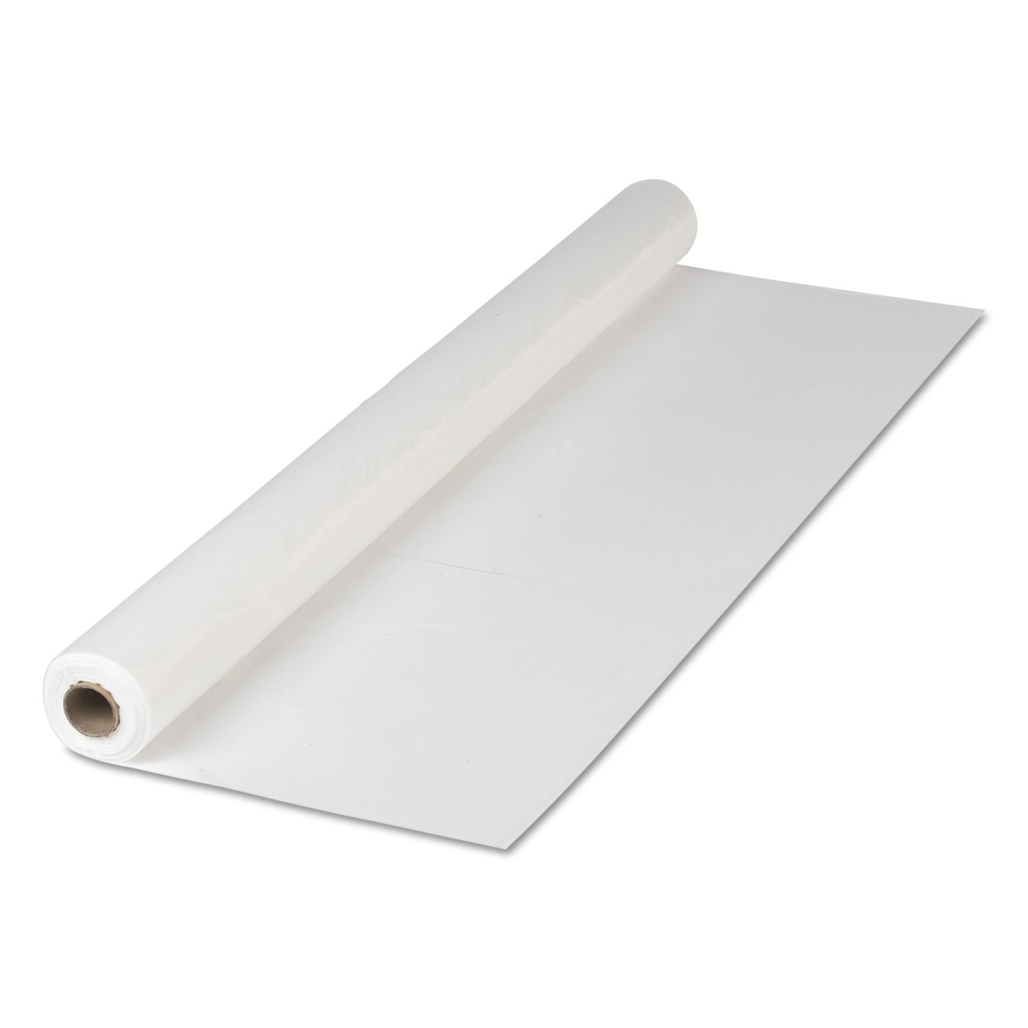 PLASTIC TABLE COVER WHITE  40" X 300'/RL